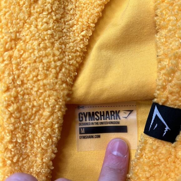 Gymshark: Yellow Sherpa Hoodie - Picture 4 of 5